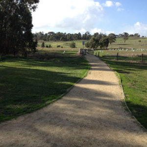 Mathison Park Churchill gravel path